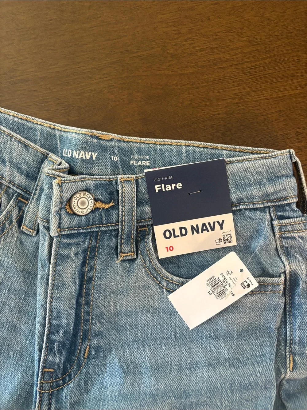 Old Navy Light Blue Flare Jeans